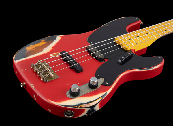 Nash PB/J Fiesta Red over Two Tone Burst