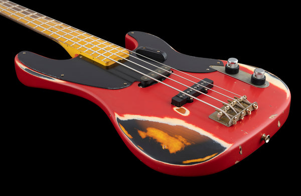 Nash PB/J Fiesta Red over Two Tone Burst