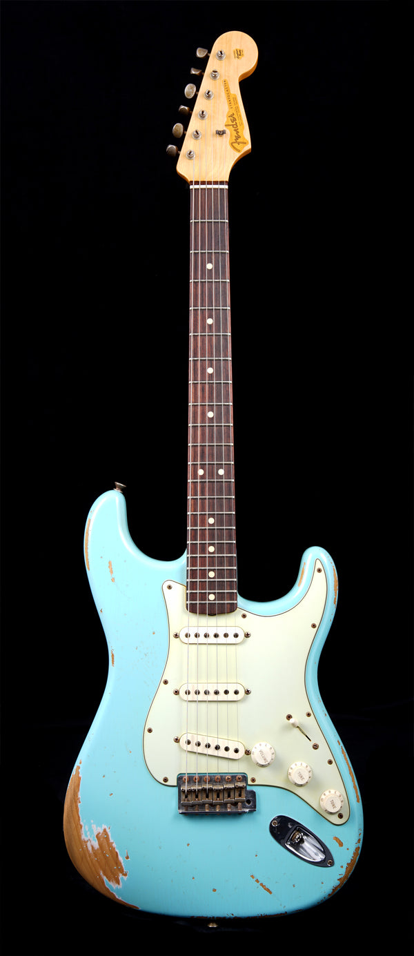 Fender Custom Shop '63 Heavy Relic Stratocaster - Daphne Blue