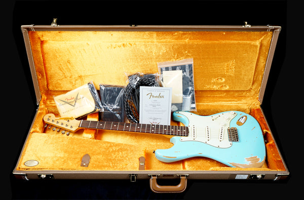 Fender Custom Shop '63 Heavy Relic Stratocaster - Daphne Blue
