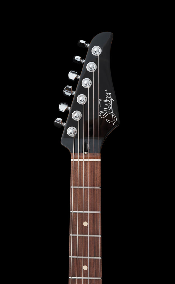 Suhr Modern Plus, Faded Trans Whale Blue Burst, HSH, Pau Ferro - Hardcase