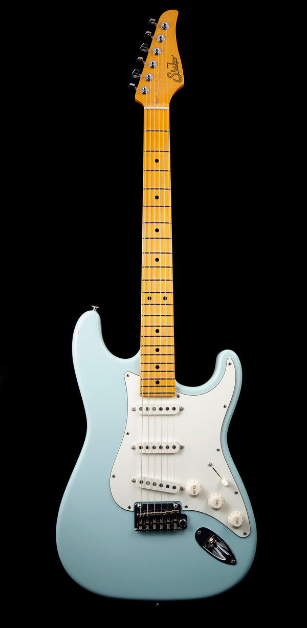Suhr Classic S Antique, Sonic Blue, SSS, Maple, SSCII