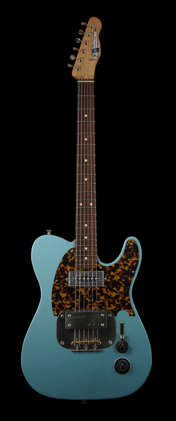 Waterslide T-Style Coodercaster - Ice Blue Metallic