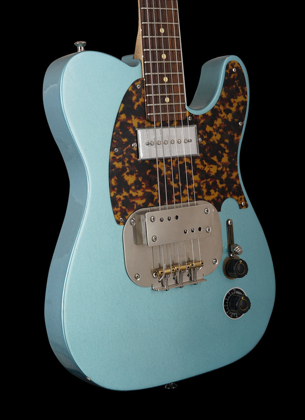 Waterslide T-Style Coodercaster - Ice Blue Metallic