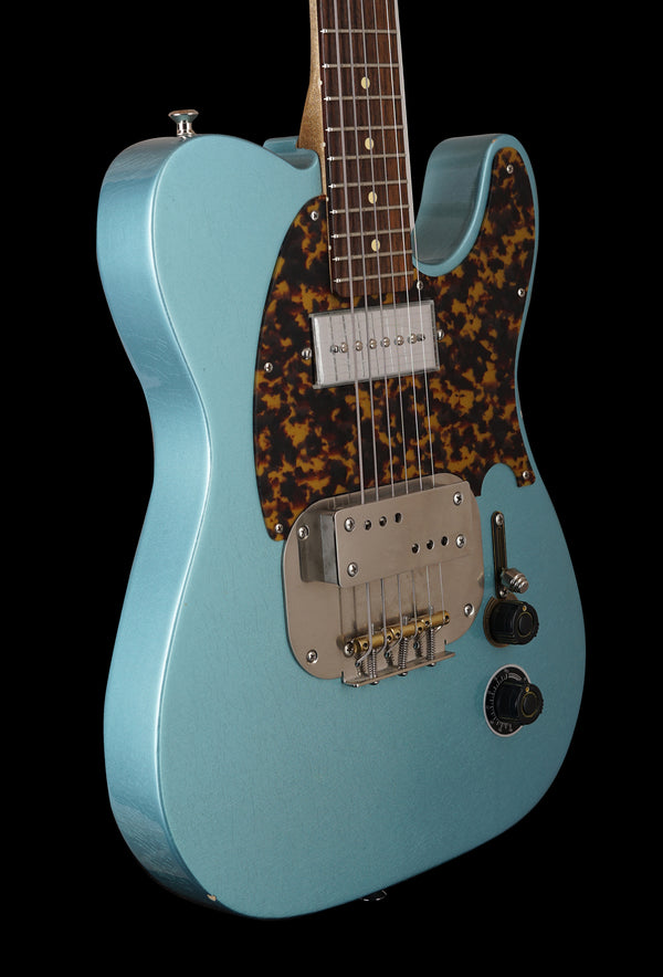 Waterslide T-Style Coodercaster - Ice Blue Metallic