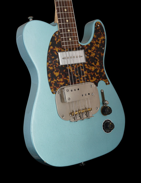Waterslide T-Style Coodercaster - Ice Blue Metallic