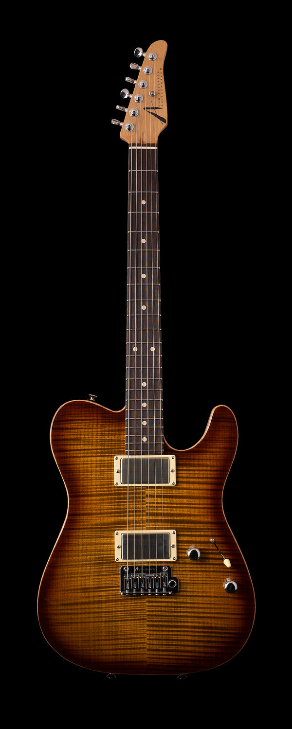 Tom Anderson Top T Shorty Hollow - Tiger Eye Burst