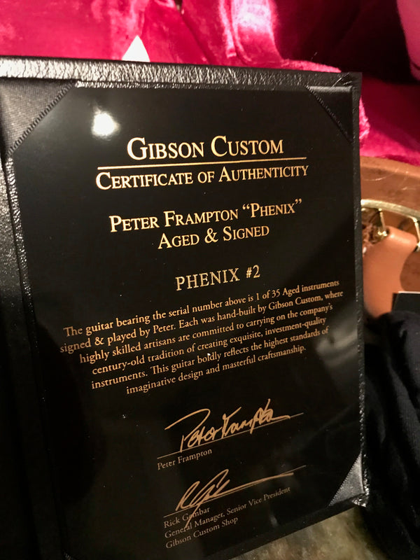 Gibson Custom Shop 2015 Peter Frampton "Phenix" ’54 Les Paul Custom Replica #2 of 35