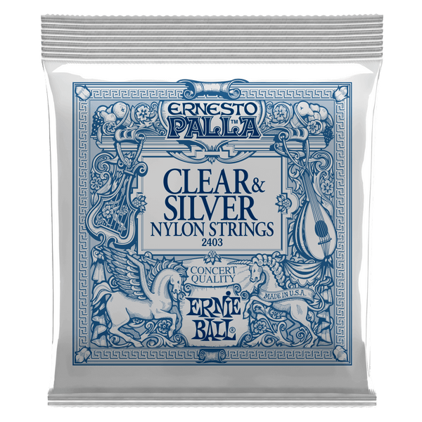 Ernie Ball Ernesto Palla Clean & Silver Nylon Classical Guitar Strings