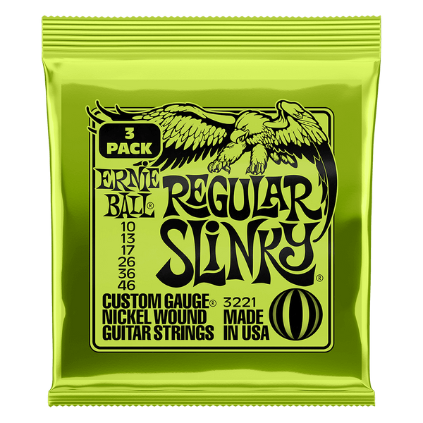 Ernie Ball Slinky Nickel Wound Electric Guitar Strings