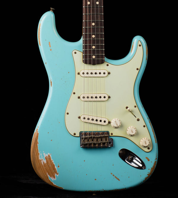 Fender Custom Shop '63 Heavy Relic Stratocaster - Daphne Blue