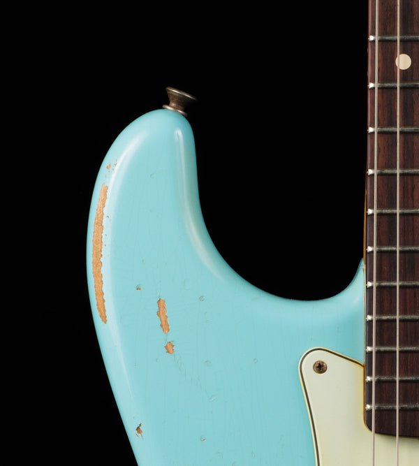 Fender Custom Shop '63 Heavy Relic Stratocaster - Daphne Blue