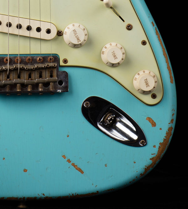 Fender Custom Shop '63 Heavy Relic Stratocaster - Daphne Blue
