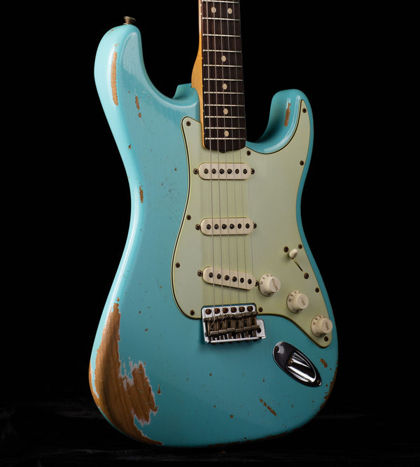 Fender Custom Shop '63 Heavy Relic Stratocaster - Daphne Blue
