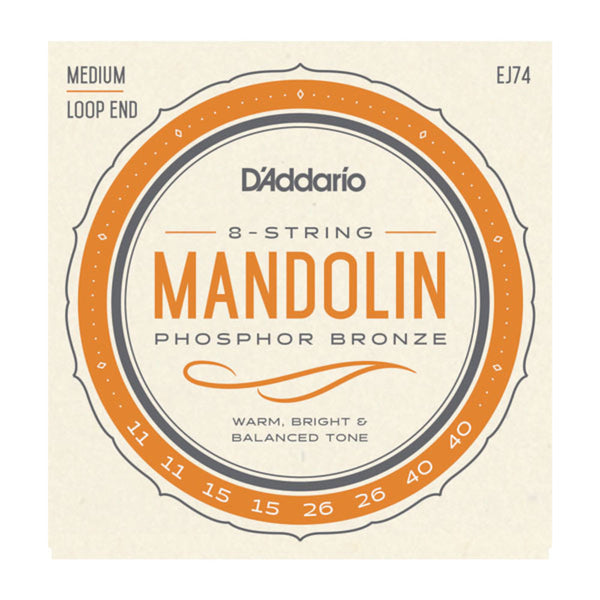 D’Addario Phosphor Bronze Wound Mandolin Strings