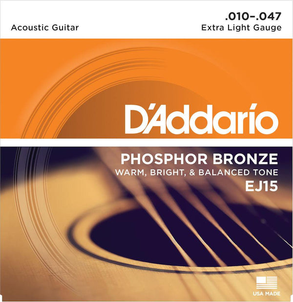 D’Addario Phosphor Bronze Acoustic Strings