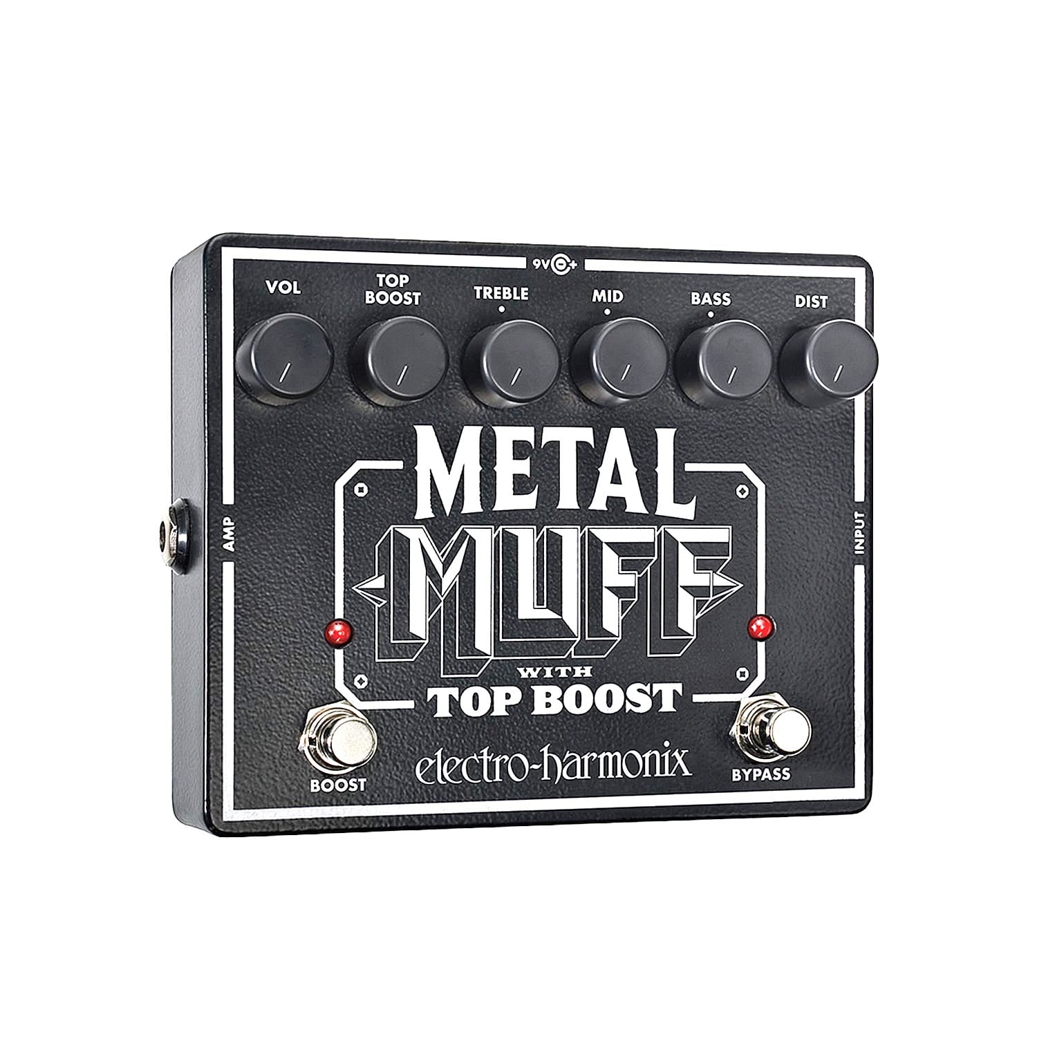 ehx amp pedal Electro-Harmonix Metal Muff Distortion Pedal with Top Boost