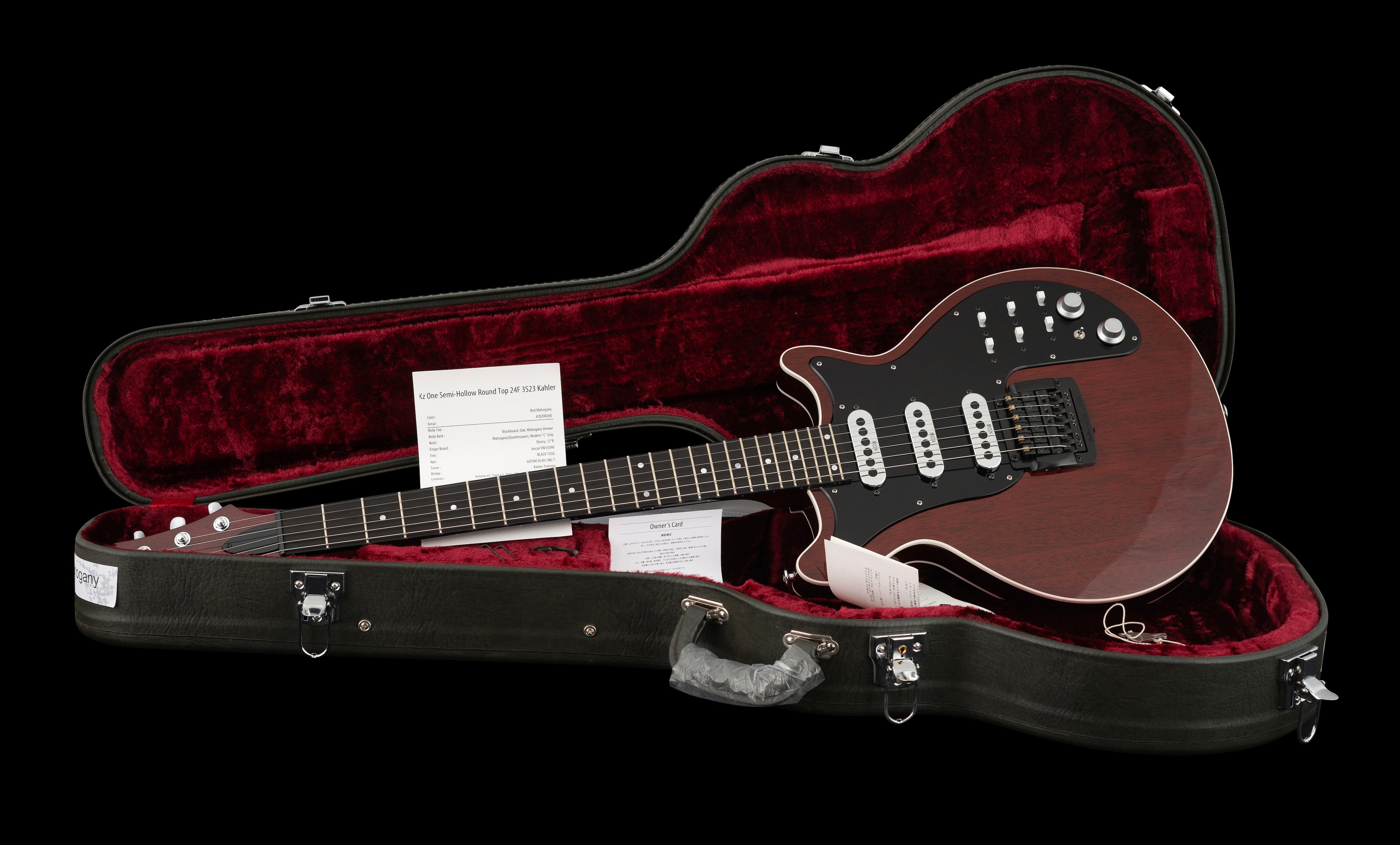 Kz One Semi-Hollow Round Top – Angel City Guitars