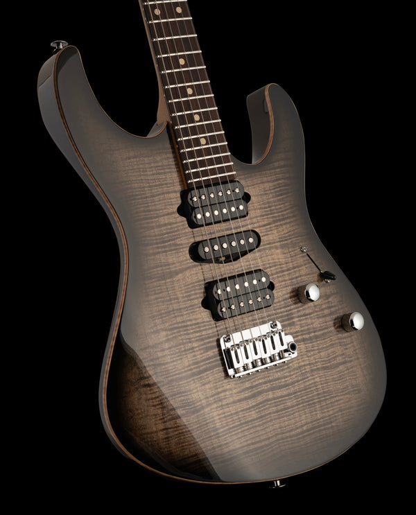 Suhr Modern Plus, Trans Charcoal Burst, HSH, Pau Ferro