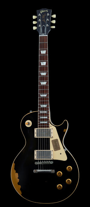 Gibson Custom Shop Les Paul Standard Black over Gold Aged