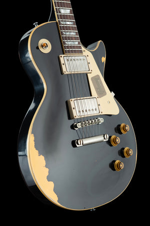 Gibson Custom Shop Les Paul Standard Black over Gold Aged
