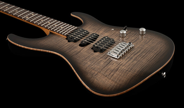 Suhr Modern Plus, Trans Charcoal Burst, HSH, Pau Ferro