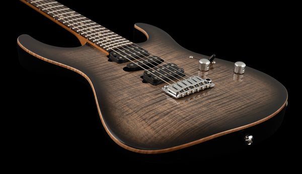 Suhr Modern Plus, Trans Charcoal Burst, HSH, Pau Ferro