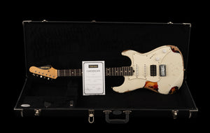 Friedman Vintage-S - HSS - Aged White on 3 Tone Burst