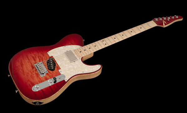 Tom Anderson Top T Classic - Natural Red Burst
