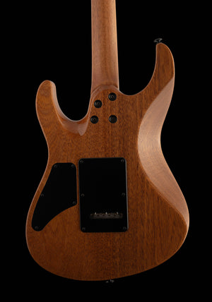 Suhr Custom Modern, Burl Top, Trans Blue Denim