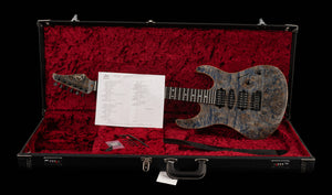 Suhr Custom Modern, Burl Top, Trans Blue Denim