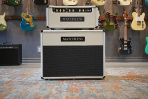 Matchless HC-30 Sparkle White Head and matching ESD: 212 Cab