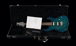 Suhr Custom Modern Aqua Blue Burst