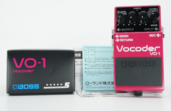 Boss VO-1 Vocoder