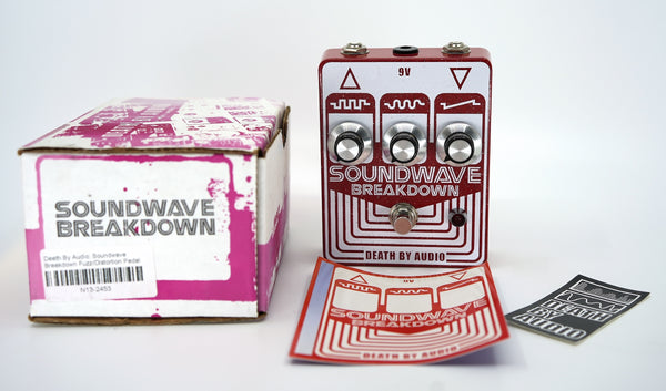 Death By Audio Soundwave Breakdown Fuzz with Volume Knob
