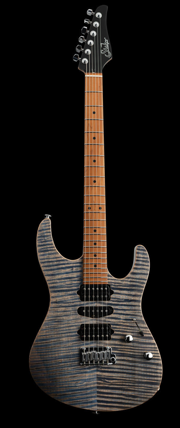 Suhr Modern Plus, Trans Blue Denim Slate, HSH, Maple