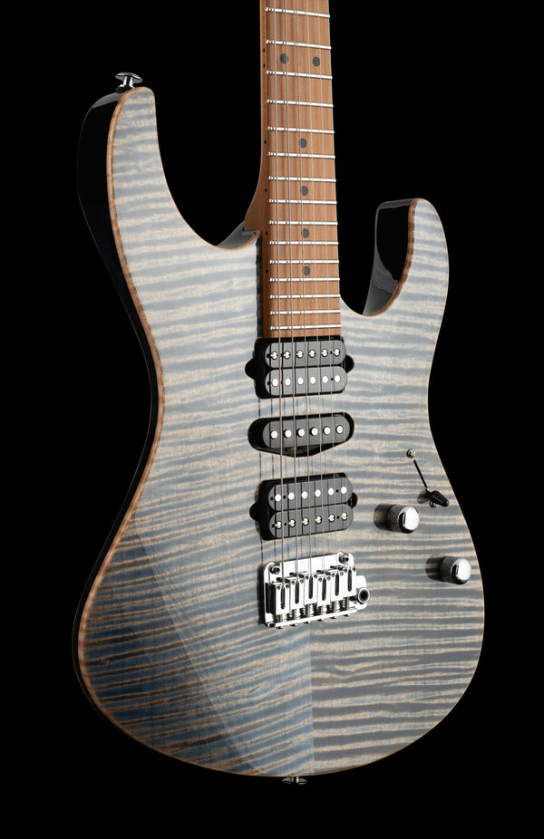 Suhr Modern Plus, Trans Blue Denim Slate, HSH, Maple