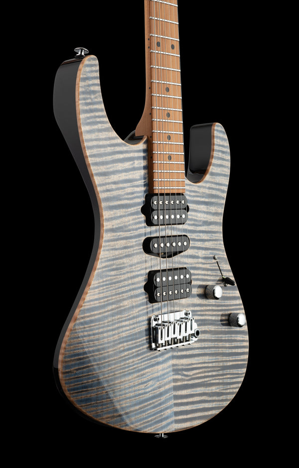 Suhr Modern Plus, Trans Blue Denim Slate, HSH, Maple