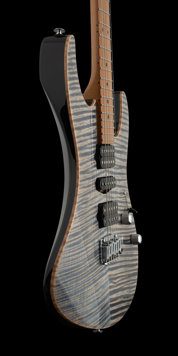 Suhr Modern Plus, Trans Blue Denim Slate, HSH, Maple