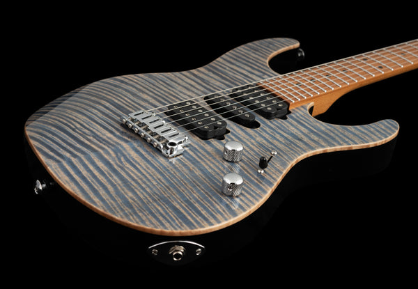 Suhr Modern Plus, Trans Blue Denim Slate, HSH, Maple