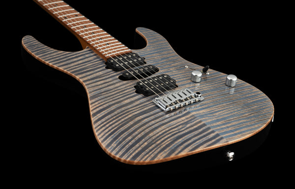 Suhr Modern Plus, Trans Blue Denim Slate, HSH, Maple