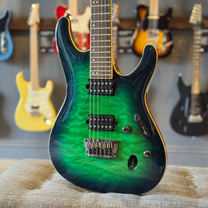 Ibanez Prestige S6521QSLG – Surreal Blue Burst