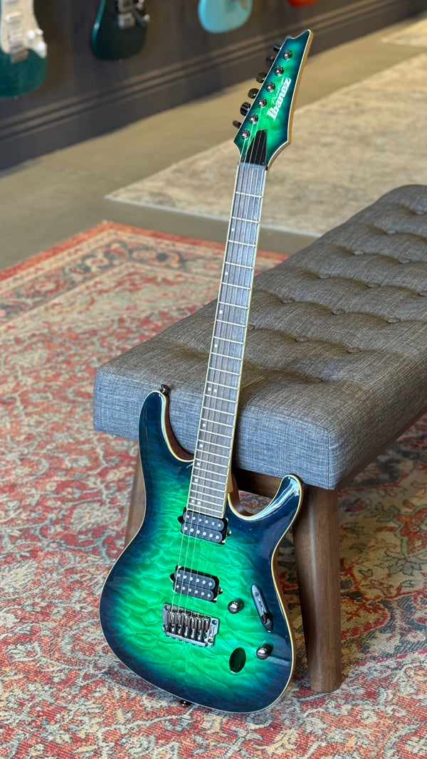 Ibanez Prestige S6521QSLG – Surreal Blue Burst