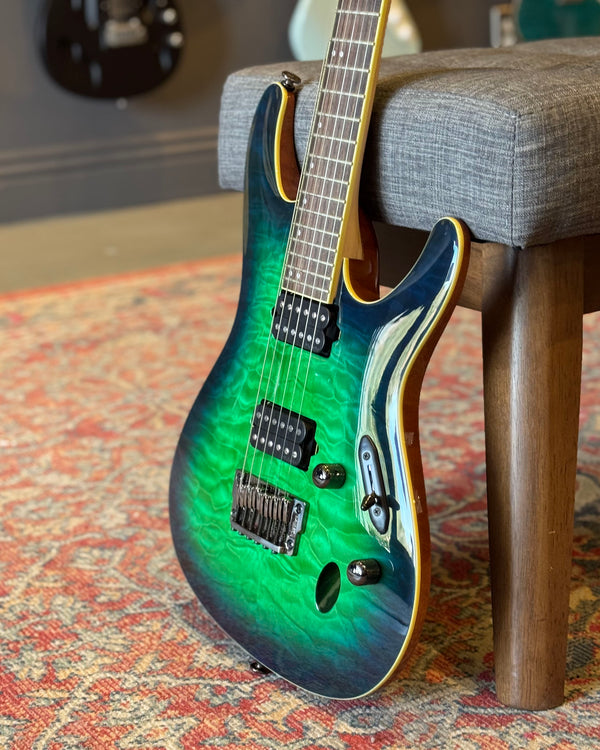 Ibanez Prestige S6521QSLG – Surreal Blue Burst