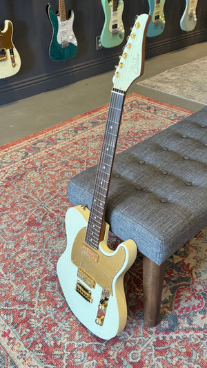 Suhr Mateus Asato Signature Classic T White - Gold Foils