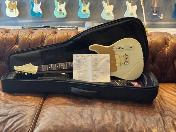 Suhr Mateus Asato Signature Classic T White - Gold Foils