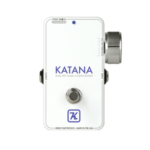Keeley Katana Clean Boost – Throwback White Edition