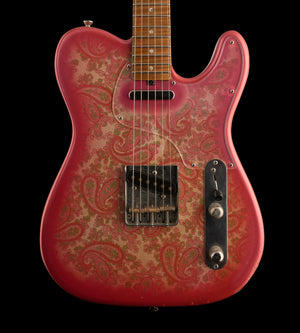 Shabat Lion Standard - Pink Paisley