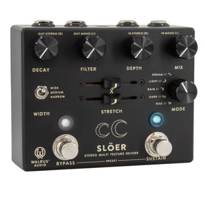 Walrus Audio SLOER Stereo Ambient Reverb Black