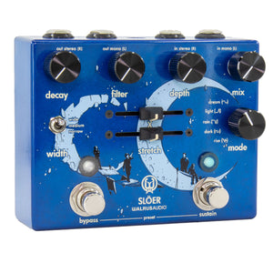 Walrus Audio SLOER Stereo Ambient Reverb Blue